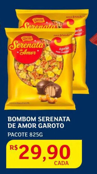 Bombom Serenata de Amor garoto 825g