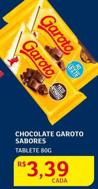 Assaí Atacadista Chocolate Garoto Sabores 80g oferta