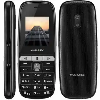 Celular multi up play p9076 preto bivolt preto