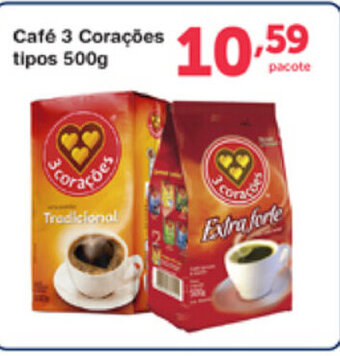 Roldão Cafe 3 Coracoes Tipos 500g oferta