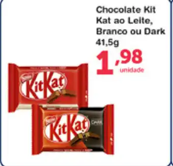 Chocolate Kit kat ao Leite Branco ou Dark 41.5g
