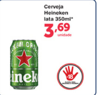Roldão Cerveja Heineken lata 350ml oferta