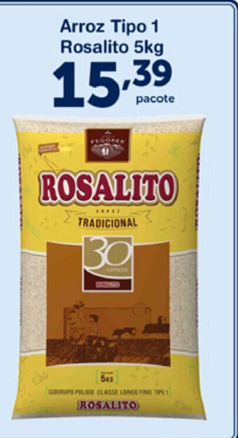 Roldão Arroz Tipo 1 Rosalito 5kg oferta