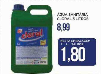 Apoio Mineiro Água sanitária cloral 5 litros oferta