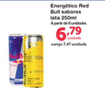 Energetico Red Bull sabores 250ml