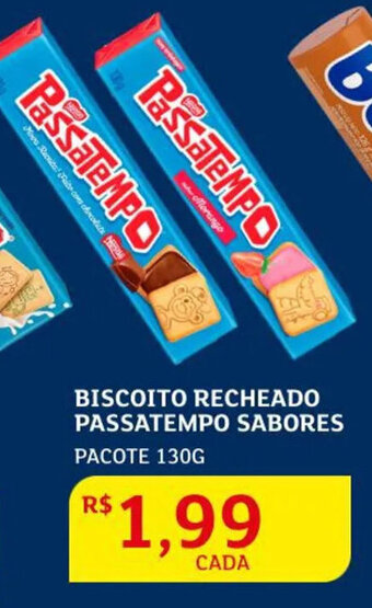 Assaí Atacadista Biscoito Recheado Passatempo Sabores 130g oferta