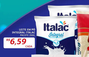 Assaí Atacadista Leite em pó integral Italac pacote 1kg oferta