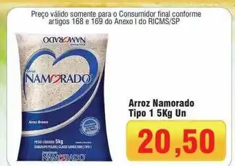 Spani Atacadista Arroz namorado oferta