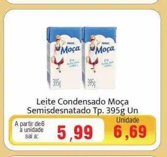 Spani Atacadista Leite condensado moça semisdesnatado tp oferta
