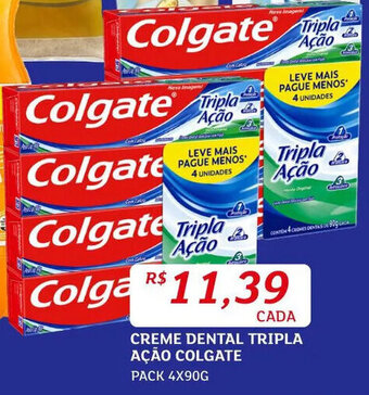 Assaí Atacadista Creme Dental Tripla Ação Colgate 4x90g oferta