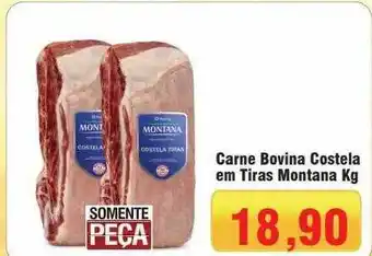Spani Atacadista Carne bovina costela em tiras montana oferta