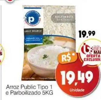 Supermercado Bem Barato Arroz public tipo 1 e perboilizado oferta