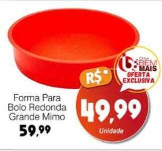 Forma para bolo redonda grande mimo