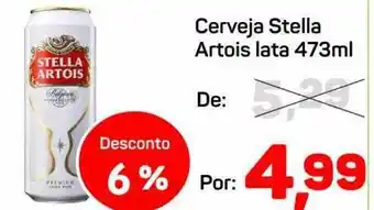 Cerveja stella artois lata 473ml