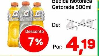 Bebida isotônica gatorade