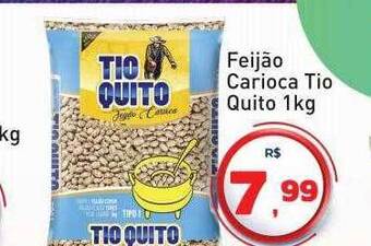 Tonin Superatacado Feijão carioca tio quito oferta