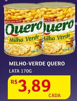 Assaí Atacadista Milho Verde Quero 170g oferta