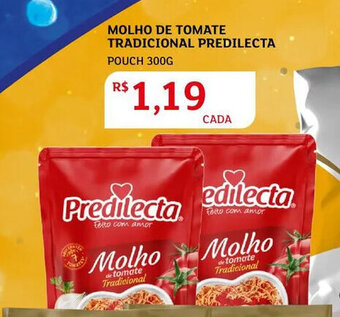 Assaí Atacadista Molho de Tomate Tradicional Predilecta 300g oferta