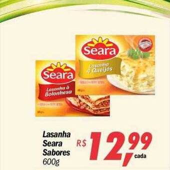 Big Box Lasanha seara sabores oferta