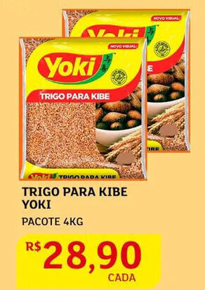 Assaí Atacadista Trigo para Kibe Yoki 4kg oferta