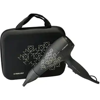 Secador 127v cabelo mallory glamour preto
