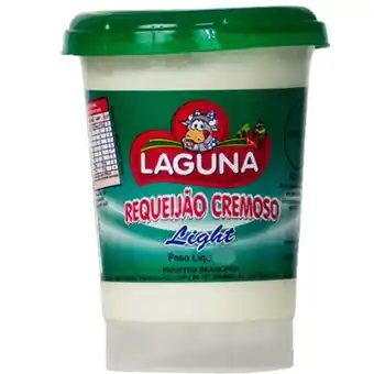 Super Lagoa Requeijão cremoso laguna 450g light oferta