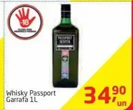Tenda Atacado Whisky passport 1l oferta