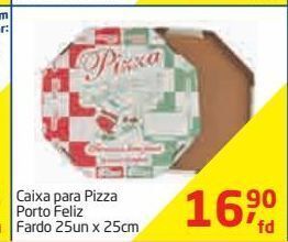 Tenda Atacado Caixa para pizza porto feliz 25un x 25cm oferta