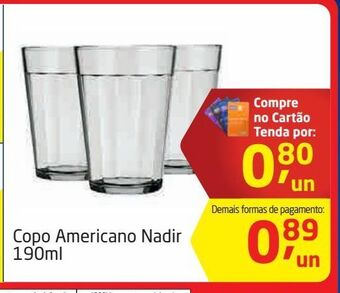 Tenda Atacado Copo americano nadir 190ml oferta