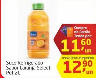 Tenda Atacado Suco de laranja select 2l oferta