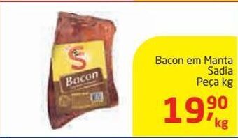 Tenda Atacado Bacon manta sadia kg oferta