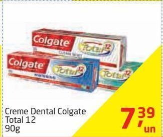 Tenda Atacado Creme dental colgate total 12 90g oferta