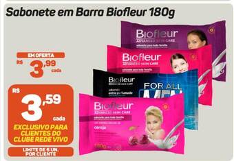 Sabonete em barra biofleur