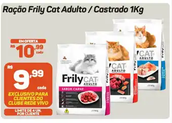 Ração frily cat adulto ou castrado