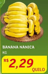 Assaí Atacadista Banana Nanica 1kg oferta