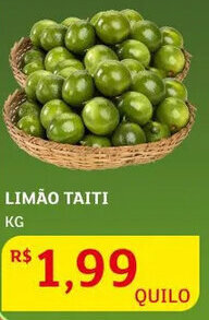 Assaí Atacadista Limão Tahiti 1kg oferta
