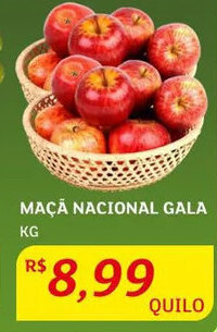 Assaí Atacadista Maçã Nacional Gala 1kg oferta