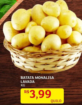Assaí Atacadista Batata Monalisa Lavada 1kg oferta