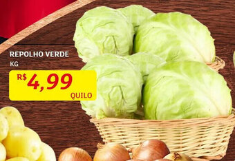Assaí Atacadista Repolho Verde 1kg oferta