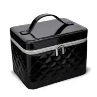 O Boticário Maleta de maquiagem preta com alça make b. oferta