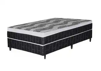 Cama box conjugado umaflex native 88x188x47 - solteiro
