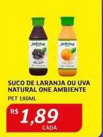 Assaí Atacadista Suco de laranja ou uva natural one ambiente pet oferta