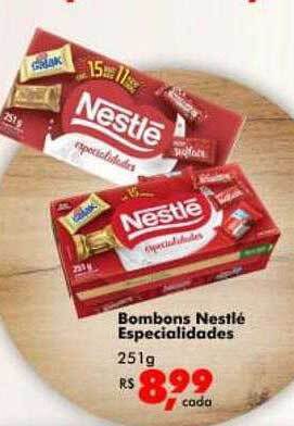 Big Box Bombons nestlé especialidades oferta