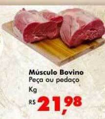 Músculo bovino peça ou pedaço kg
