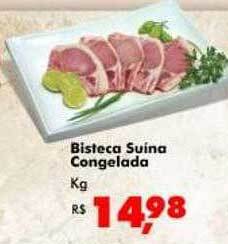 Big Box Bisteca suína congelada kg oferta