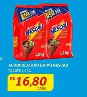 Assaí Atacadista Achocolatado em pó nescau pacote oferta