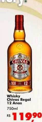 Big Box Whisky chivas regal 12 anos oferta