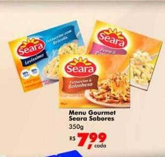 Big Box Menu gourmet seara sabores oferta