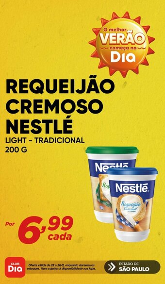 Dia Requeijão cremoso Nestlé 200g oferta