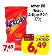 Cercadão Achoc. Pó Nescau Actigen-E 2.0 370g oferta